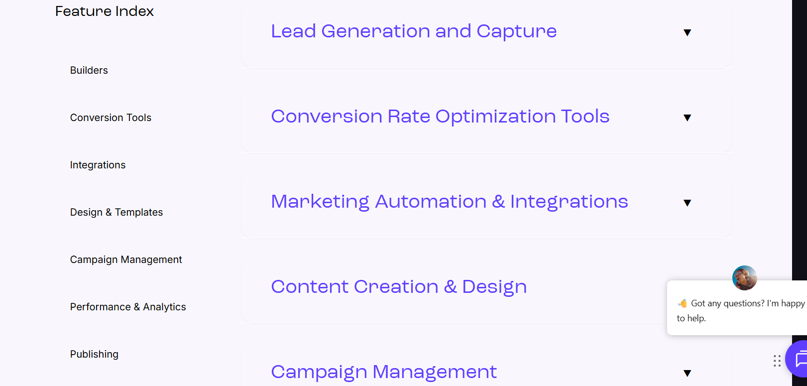 leadpages features